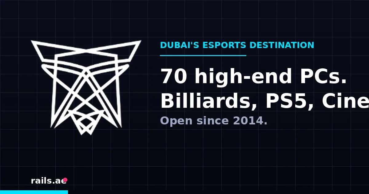 Rails - Billiards, Esports & Cafe