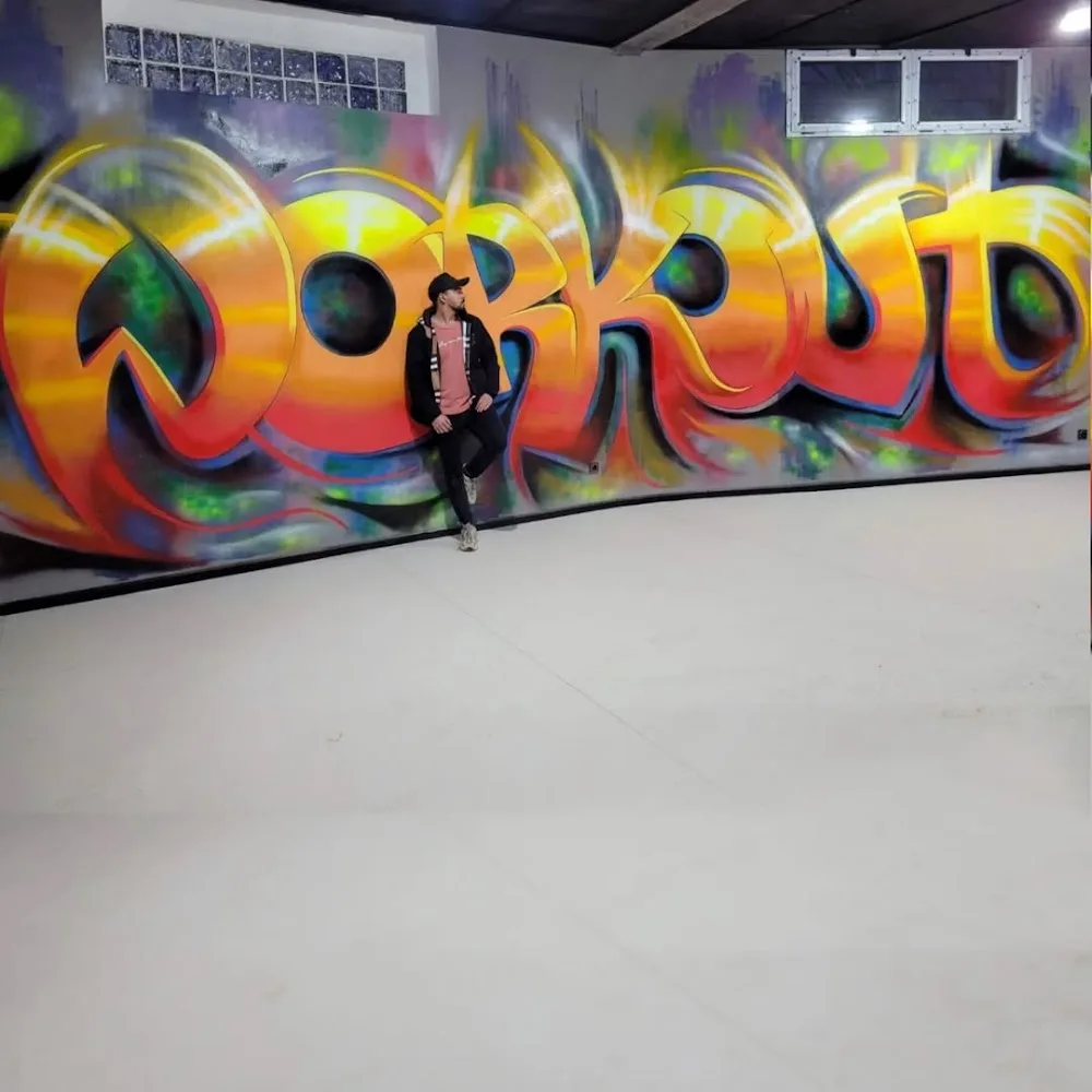 Graffiti artist sidup