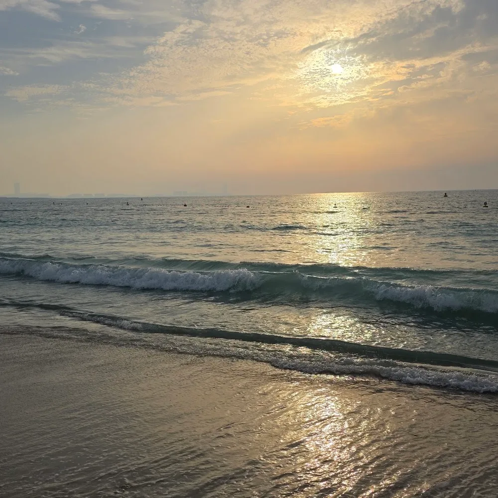 Open beach