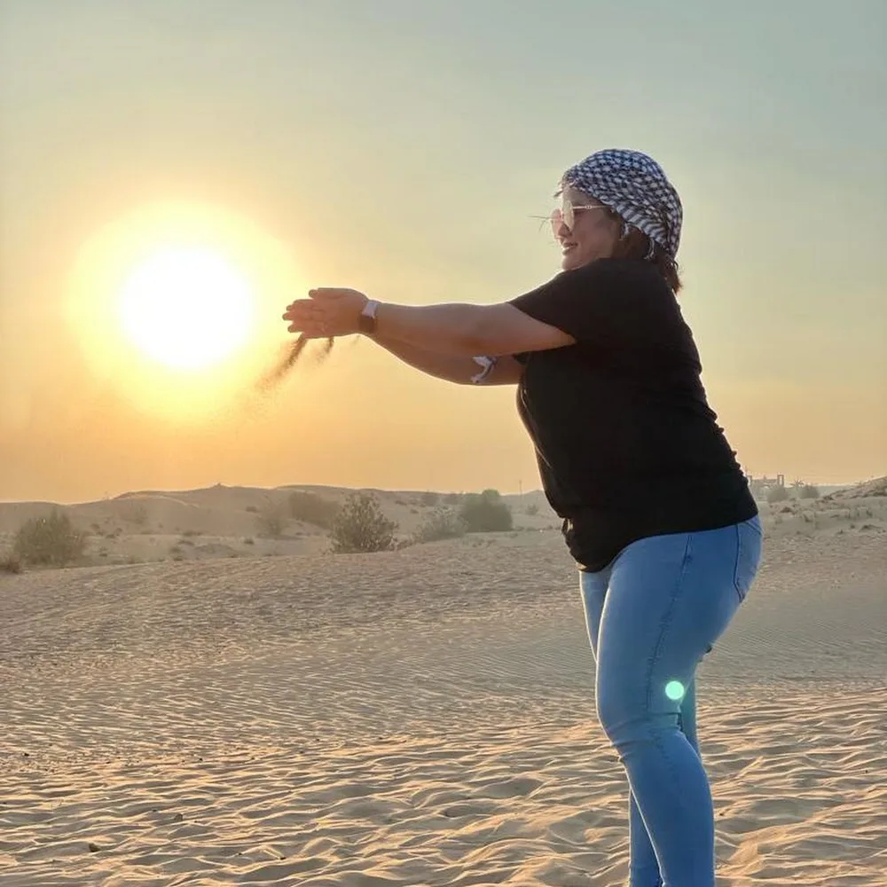 Sunset desert safari reddunes