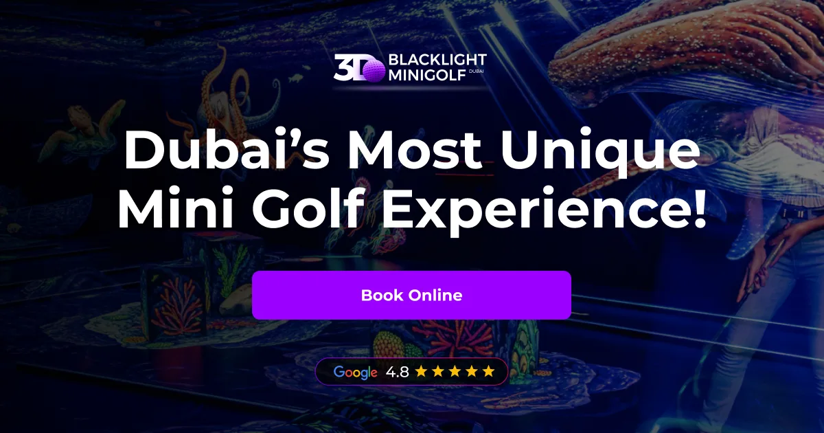 3D Blacklight Minigolf Dubai