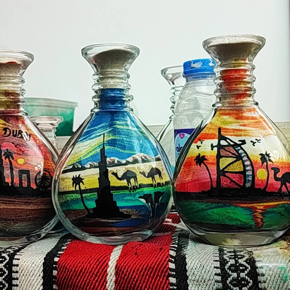 Sand bottle creative dubai