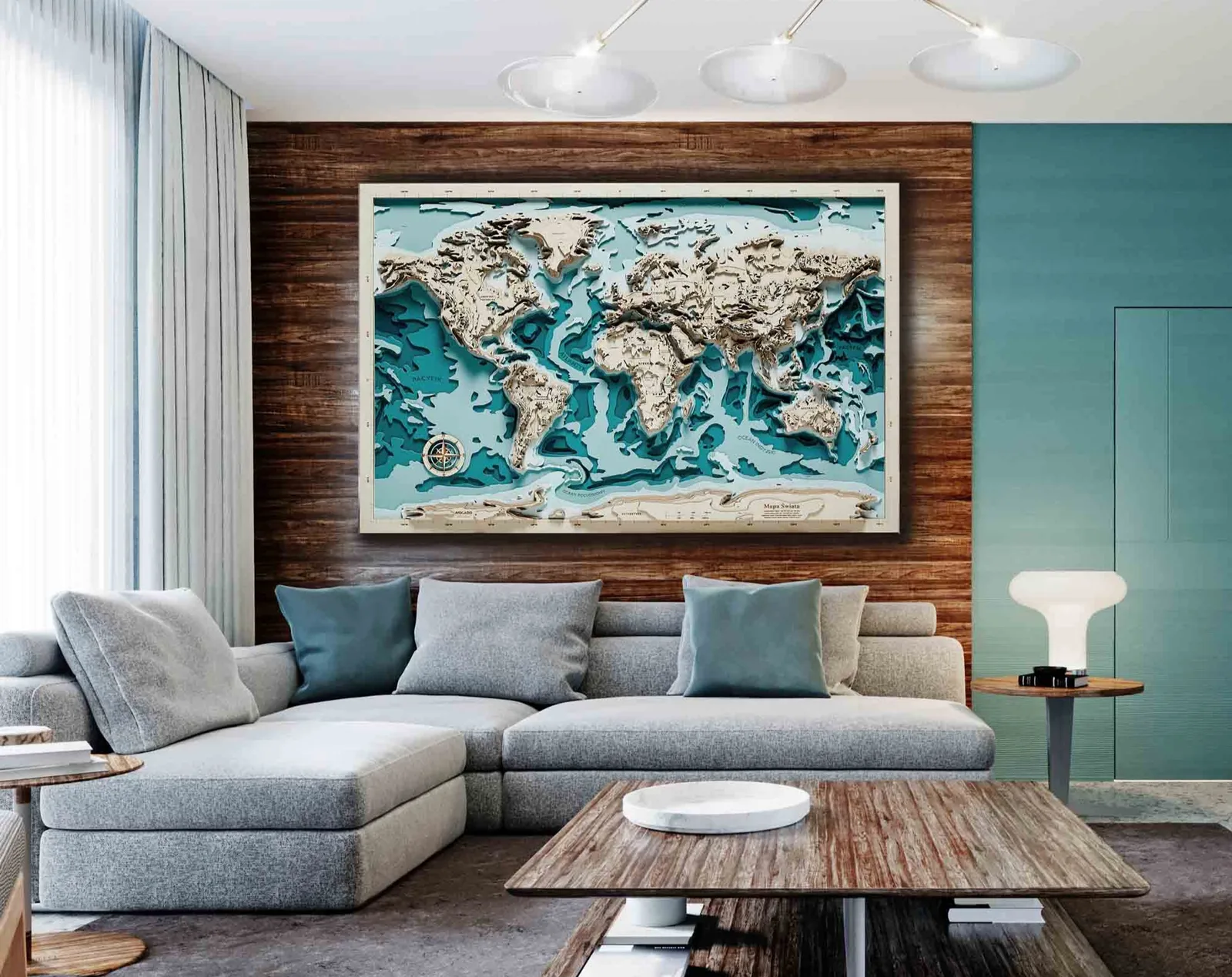 Sea More - Wooden Maps