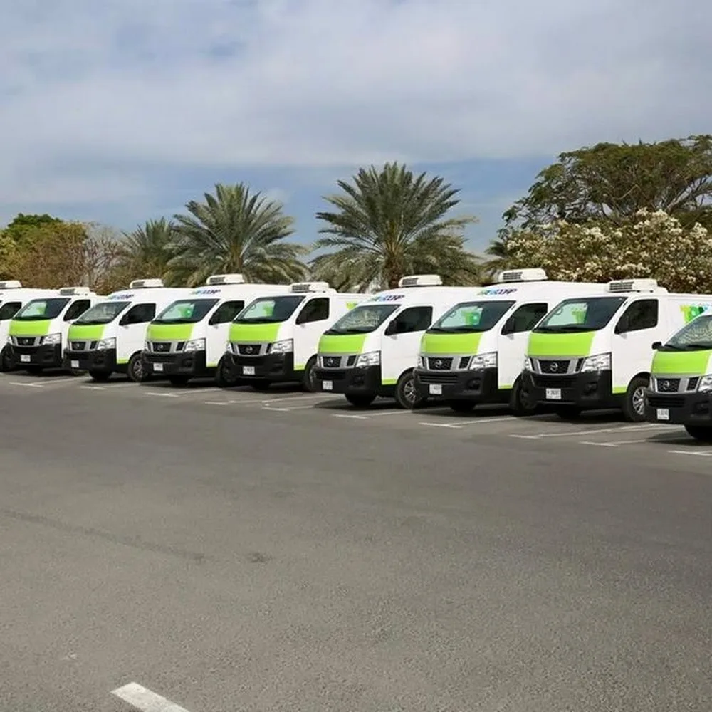 Chiller van & Freezer Trucks Rental Dubai UAE