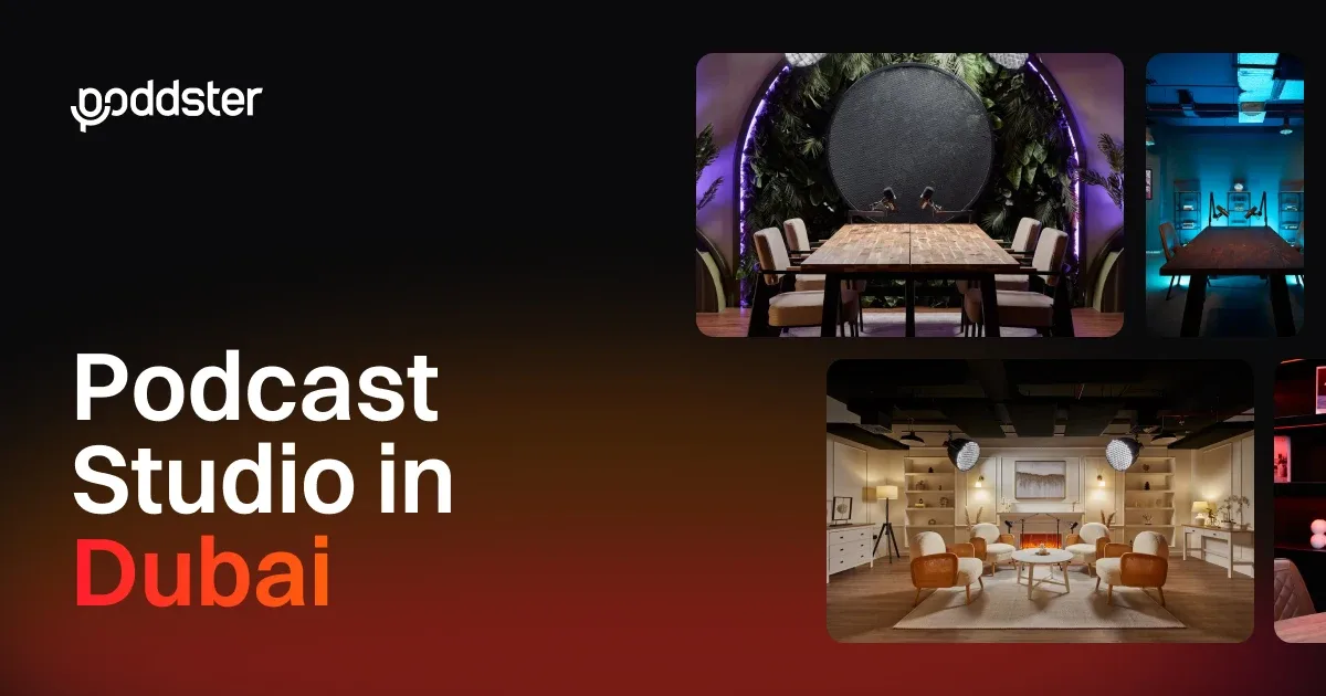 Poddster Al Barsha | Podcast Studio Dubai